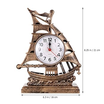 Amazon.com: Retro Sailboat Alarm Clock Nautical Boat